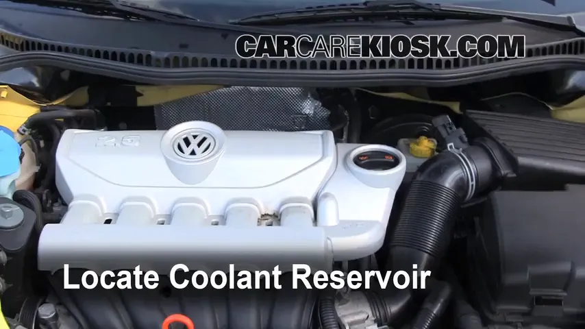 2008 Volkswagen Beetle S 2.5L 5 Cyl. Hatchback Coolant (Antifreeze) Flush Coolant